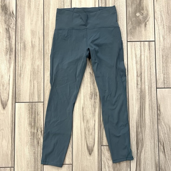 lululemon athletica Pants - Lululemon All The Right Places Crop II Leggings Size 8 Desert Teal